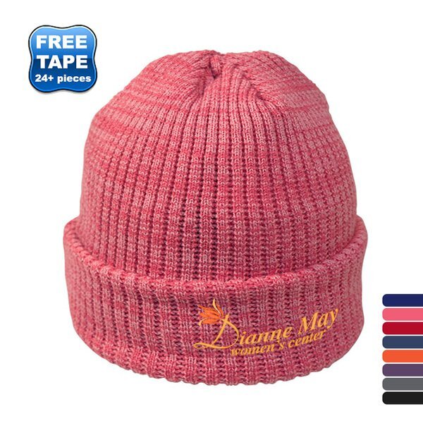 Fleece Lined 3M Insulate Marble Knit Beanie