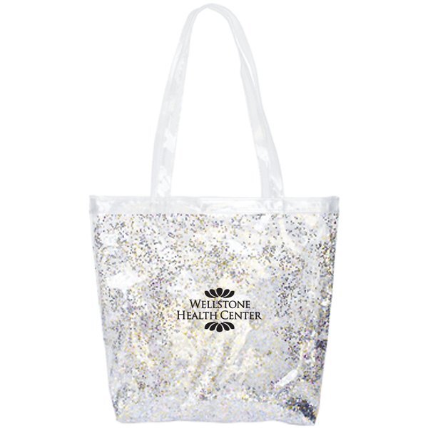 Confetti Clear Vinyl Daily Grind Tote