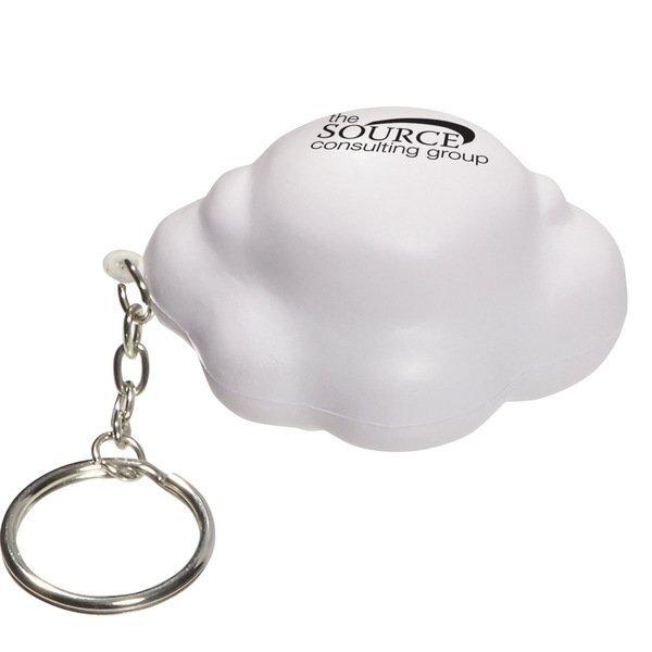 Cloud Stress Reliever Key Chain