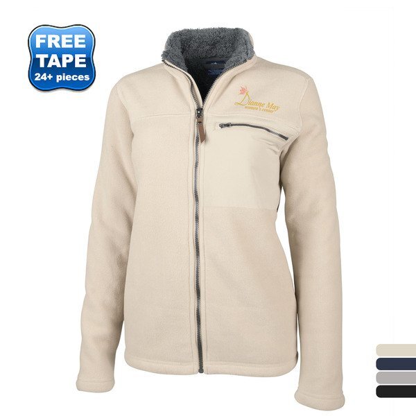 Charles River® Jamestown Ladies' Full Zip Fleece Jacket