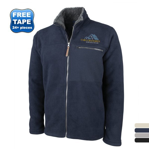 Charles River® Jamestown Men's Full Zip Fleece Jacket