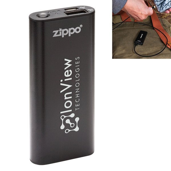 Zippo® Heatbank 3-Hour Rechargeable Hand Warmer & Power Bank, 2600mAh