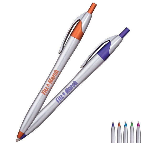 Javalina® Chrome Bright Ballpoint Retractable Pen