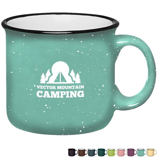 Campfire Speckled Ceramic Mug, 15oz. - Colors