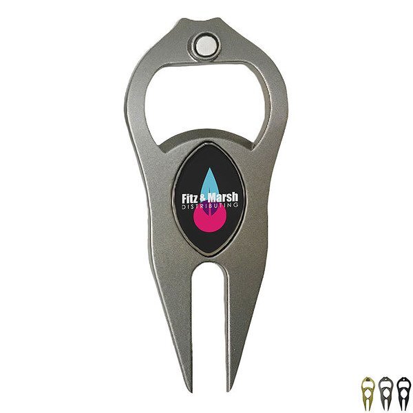 Hat Trick 6-in-1 Football Shaped Divot Tool