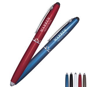 Schifano Triple Function Retractable Metal Pen w/ LED Light & Stylus Schifano Triple Function Retractable Metal Pen w/ LED Light & Stylus