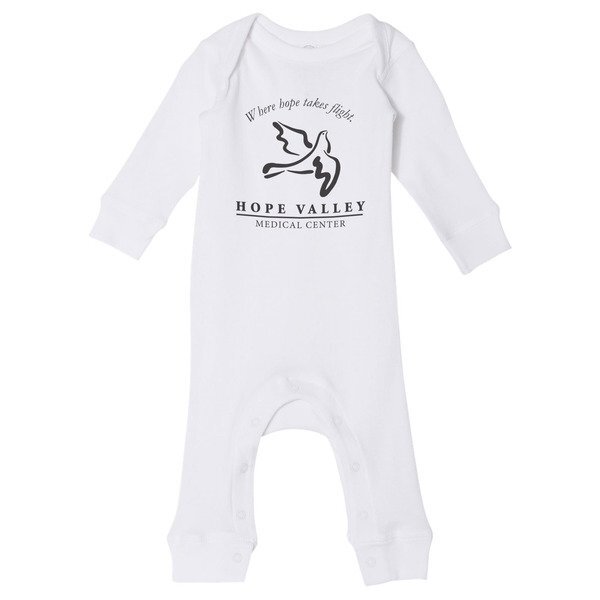 Rabbit Skins® Combed Ringspun Cotton Long Legged Baby Rib Infant Bodysuit
