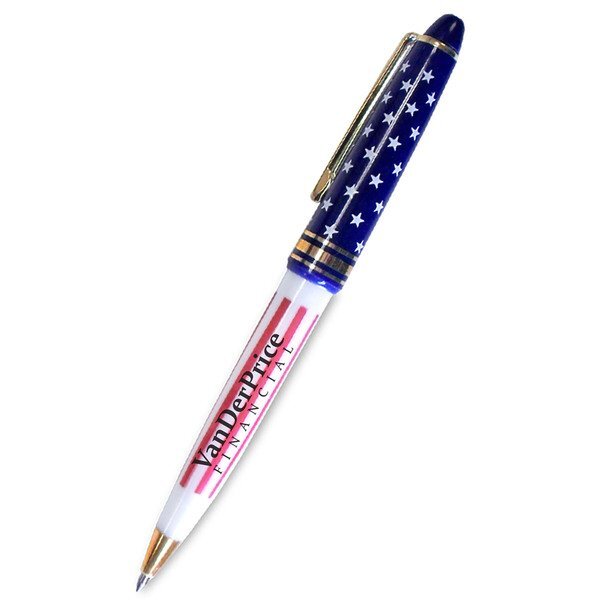 Patriotic Click Action Ballpoint Pen