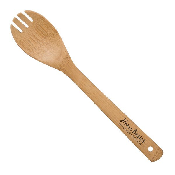 Rounded Bamboo Serving Fork