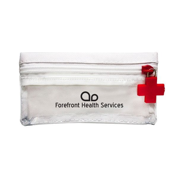 Large Zippered Nylon Medical Pouch