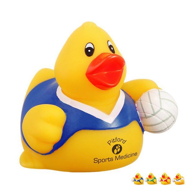 Volleyball Player Rubber Duck