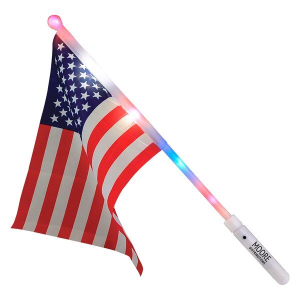 Light Up LED American Flag