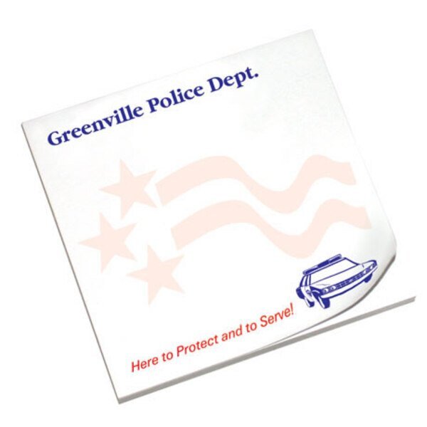 Protect and Serve, 25 Sheet Sticky Pad