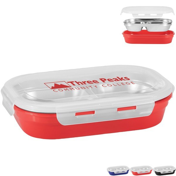 Bently Stainless Steel Bento Style Lunch Container
