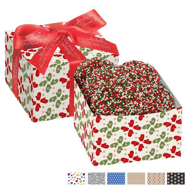 Chocolate Covered Oreo® 5 Piece Gift Box with Holiday Nonpareil Sprinkles