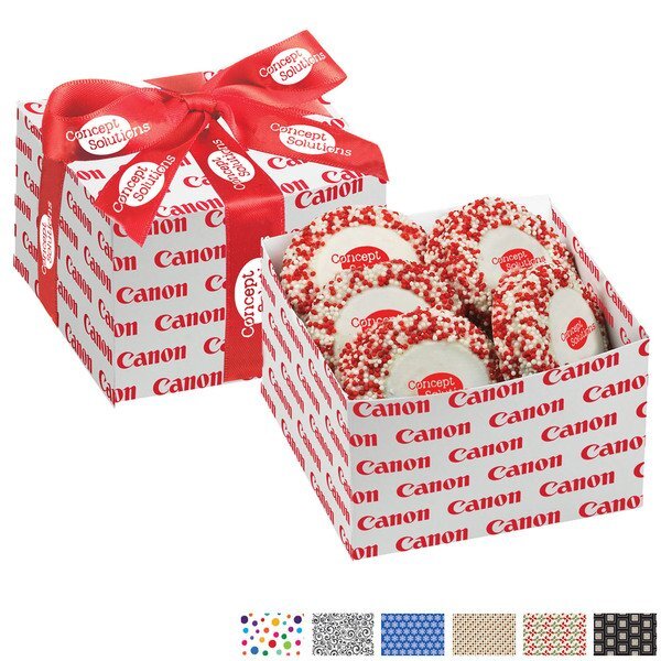 Chocolate Covered Oreo® 5 Piece Gift Box, Mix & Match Corporate Sprinkles