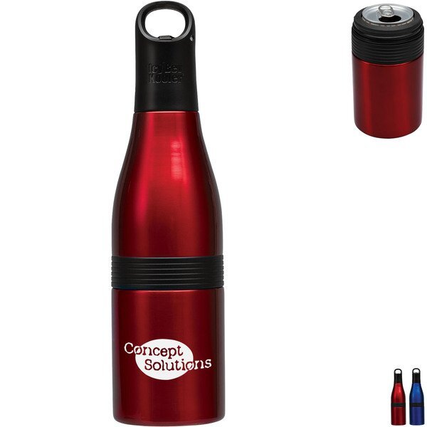 Liquid Fusion® Icy Bev Kooler® 3-In-1 Double Wall, Stainless Steel Bottle, 22oz.