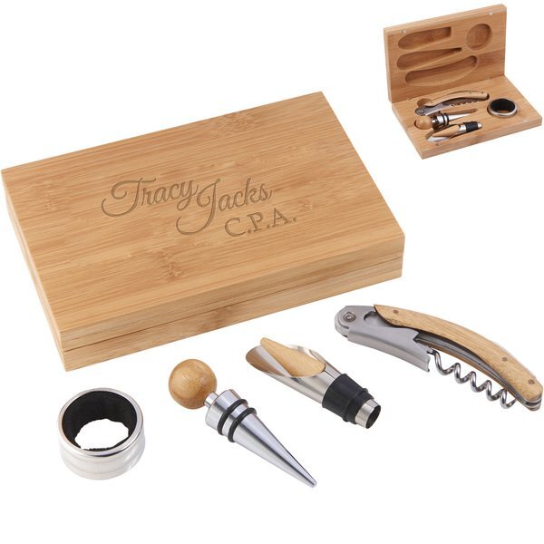 Bamboo Wine Four-Piece Gift Set