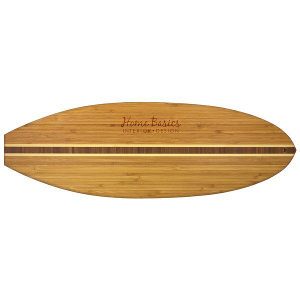 Surfboard Bamboo Cutting Board