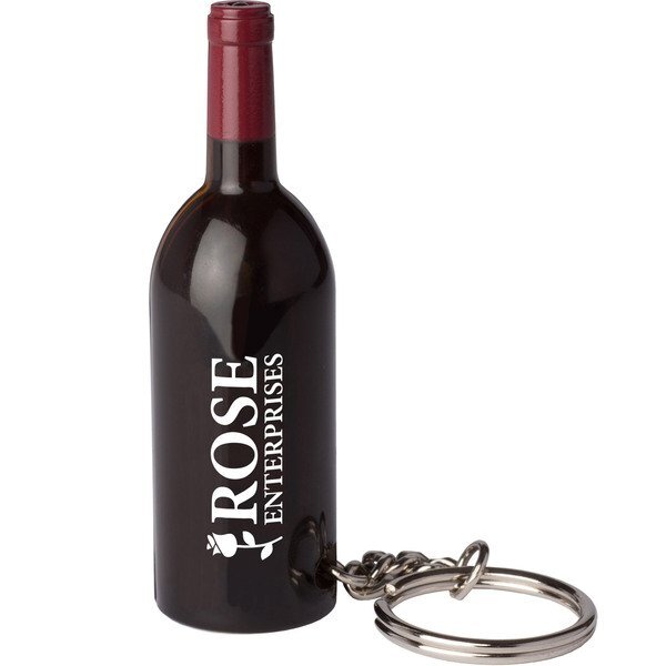 Wine Bottle Key Chain Light