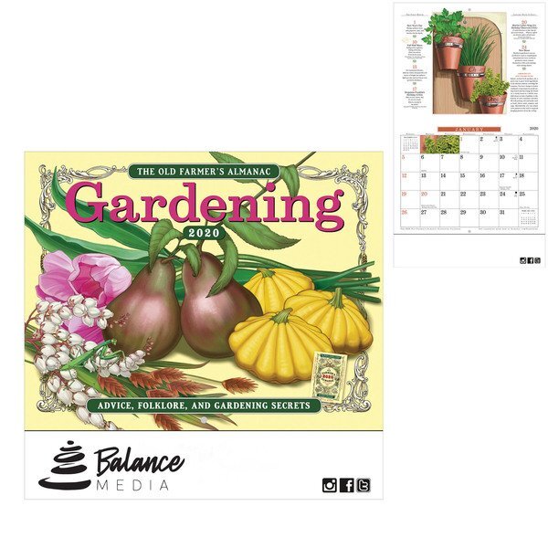 The Old Farmer's Alamanac Gardening Wall Calendar