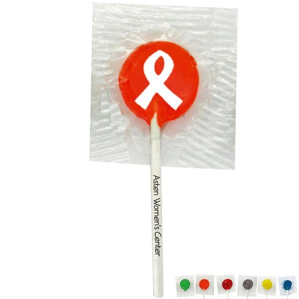 Awareness Ribbon Design, Custom Lollipops