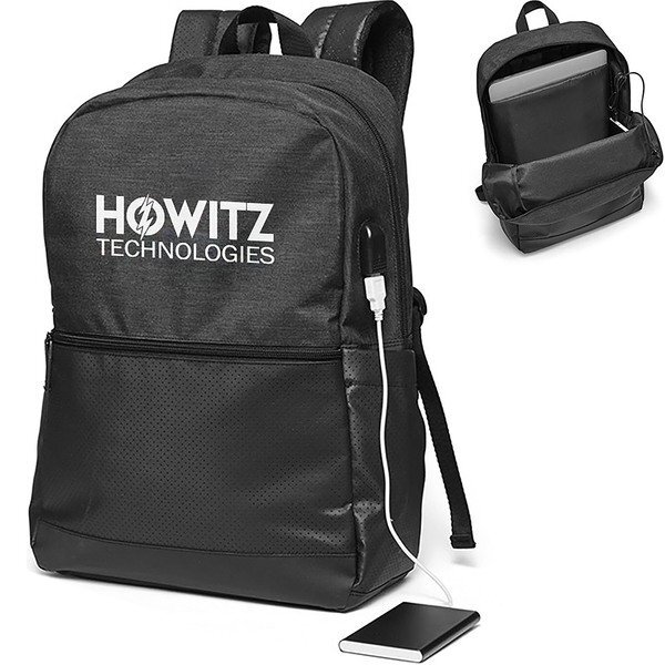 Power Loaded Tech Squad USB Backpack w/ Power Bank