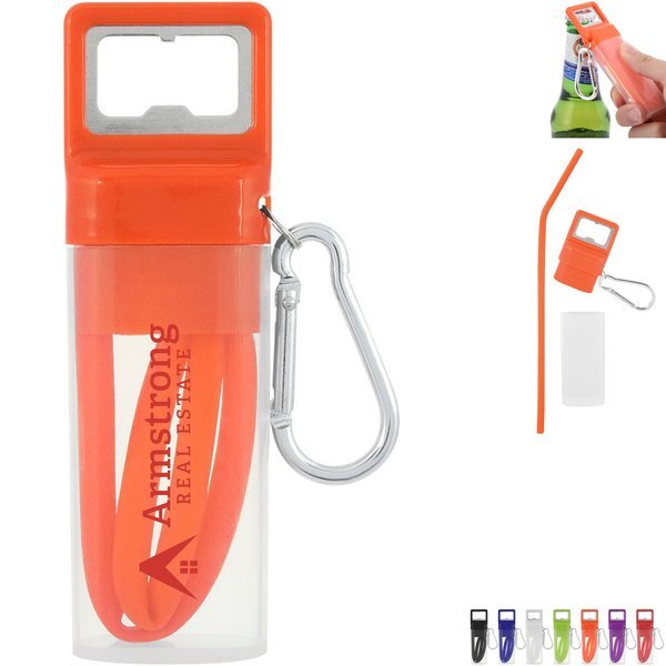 Pop and Sip Bottle Opener Straw Kit - CLOSEOUT!