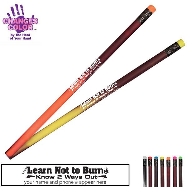 Learn Not to Burn Know 2 Ways Out Mood Shadow Color Changing Pencil