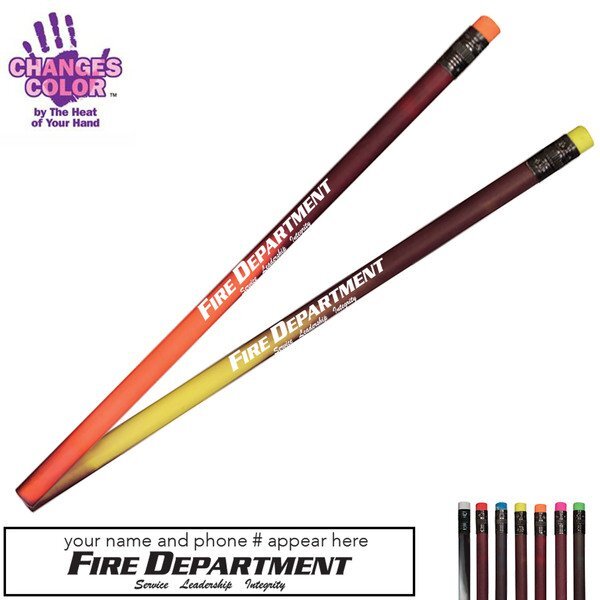 Fire Department Mood Shadow Color Changing Pencil