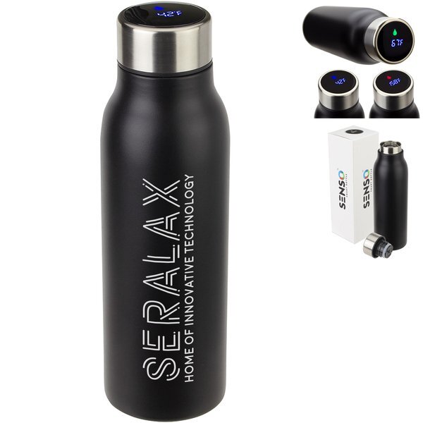 Senso™ Touch Display Stainless Steel Smart Bottle, 18oz.