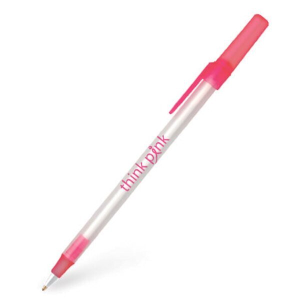 BIC® Round Stic® Clear Colors, Pink