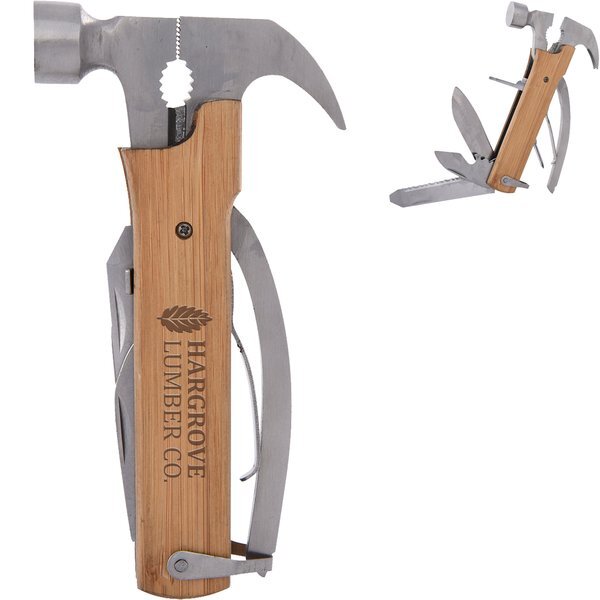 Twelve-in-One Multi-Functional Wood Hammer Tool