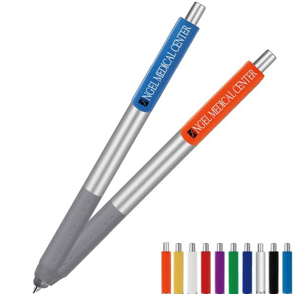 Alamo Retractable Stylus Pen w/ Full Color XL Clip