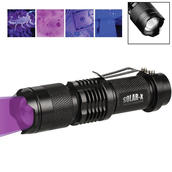 Tactical Blacklight Ultraviolet LED Flashlight