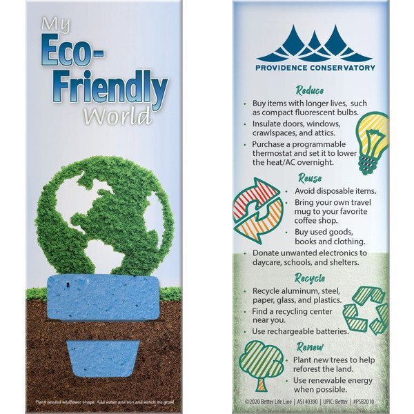 My Eco-Friendly World Plant-A-Shape Bookmark
