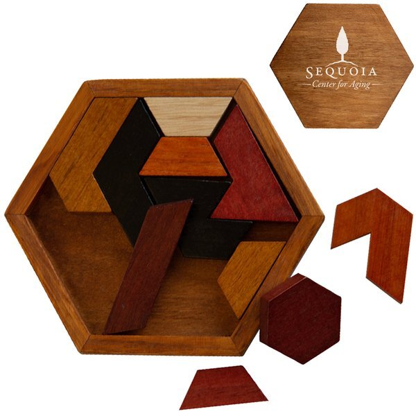 Wood Hexagon Puzzle