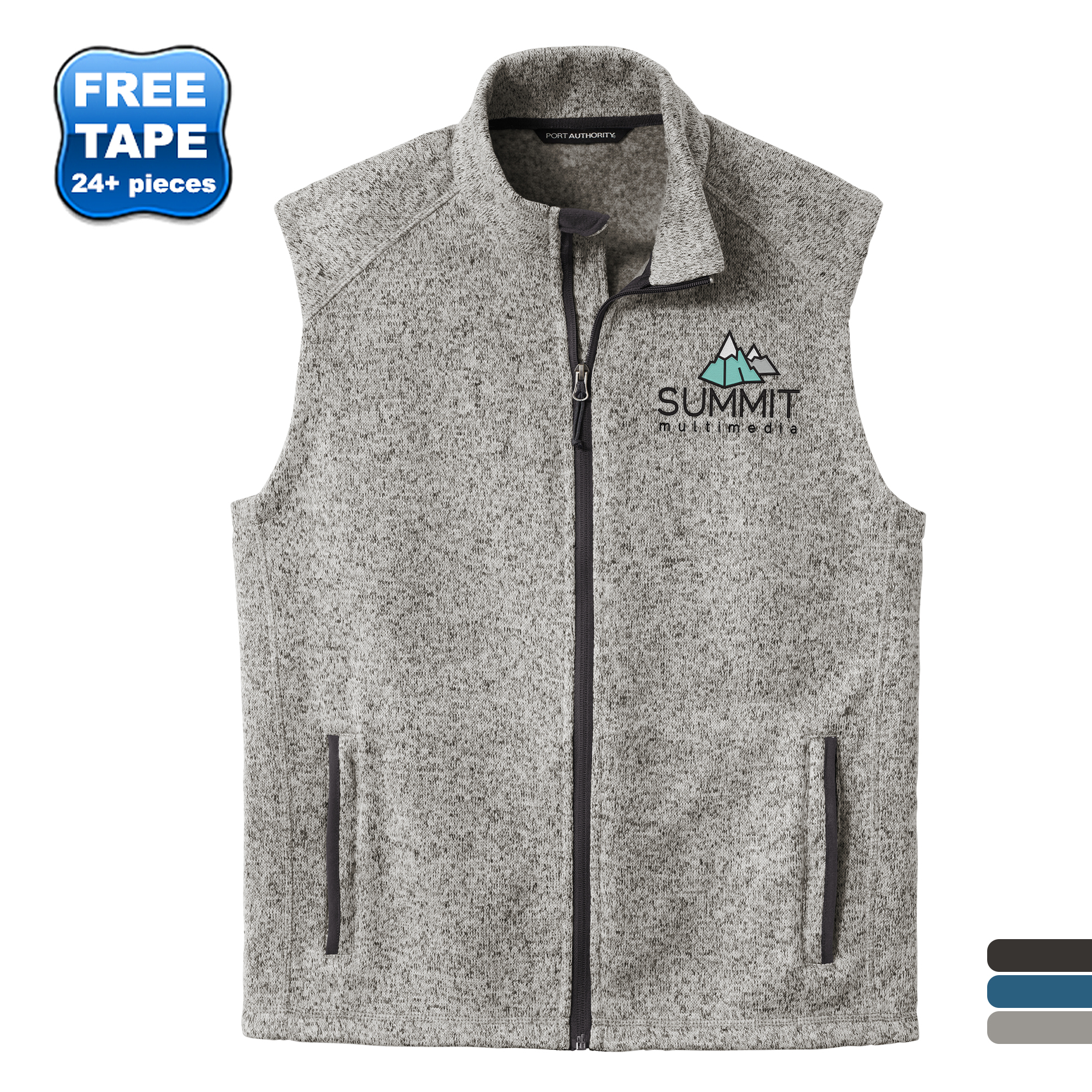 Vantage 3307 - Men's Summit Sweater-Fleece Vest