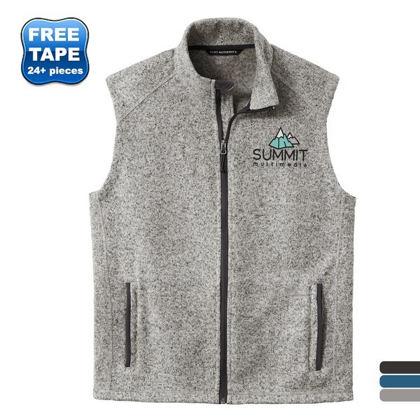 Port Authority® Sweater Fleece Men's Vest