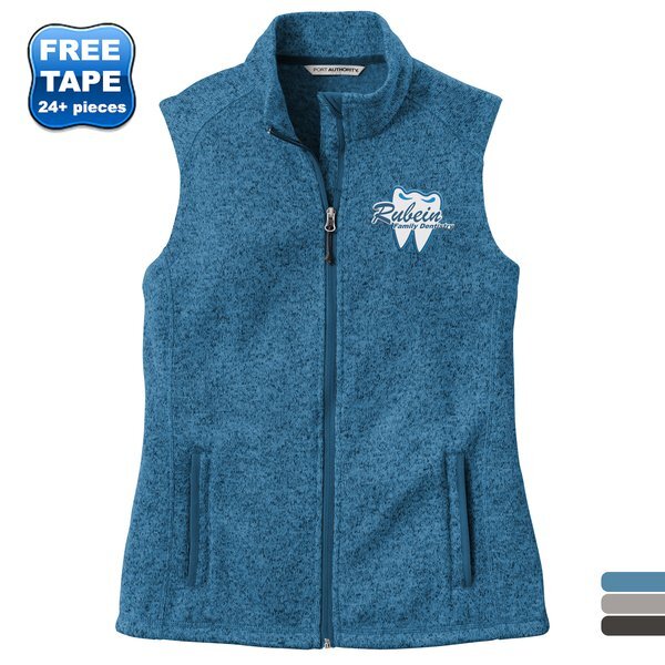 Port Authority® Sweater Fleece Ladies' Vest