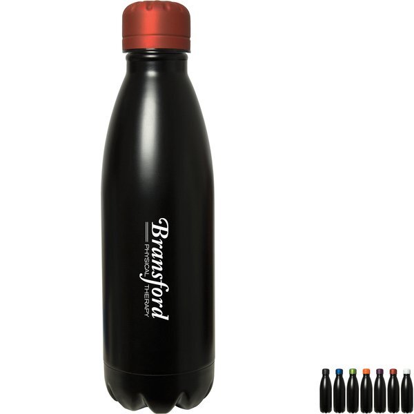 Rockit Top Double Wall Stainless Steel Vacuum Bottle, 17oz.