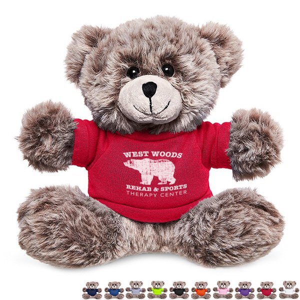 Soft Plush Bear with T-Shirt, 7"