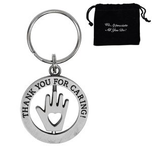 Thank You For Caring, Appreciation Swivel Keychain Stock - CLOSEOUT! Thank You For Caring, Appreciation Swivel Keychain Stock - CLOSEOUT!
