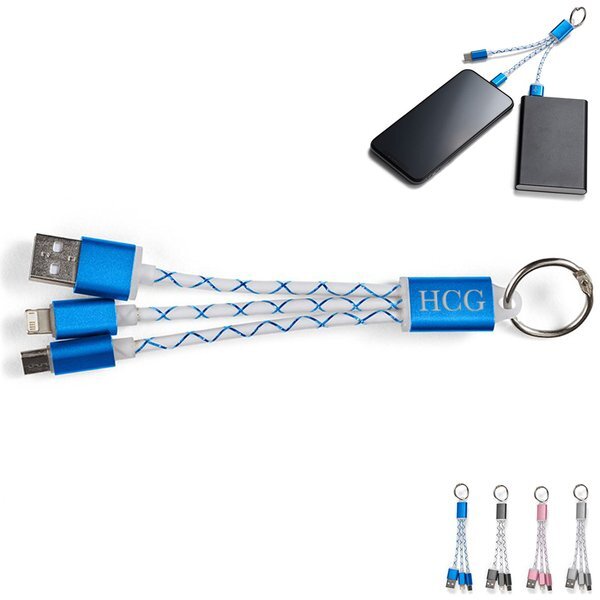 Trio Metallic Cross Ribbon Cables
