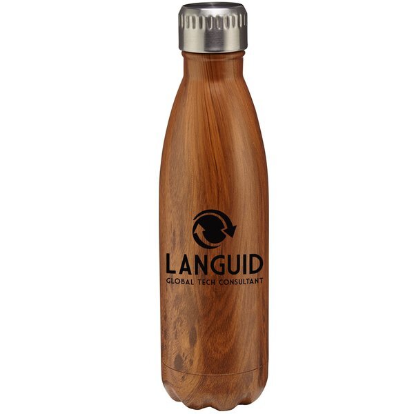 Woodgrain Cascade Bottle, 17 oz.