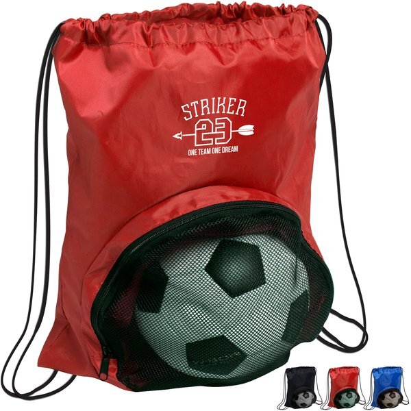 Striker 210D Polyester Drawstring Backpack