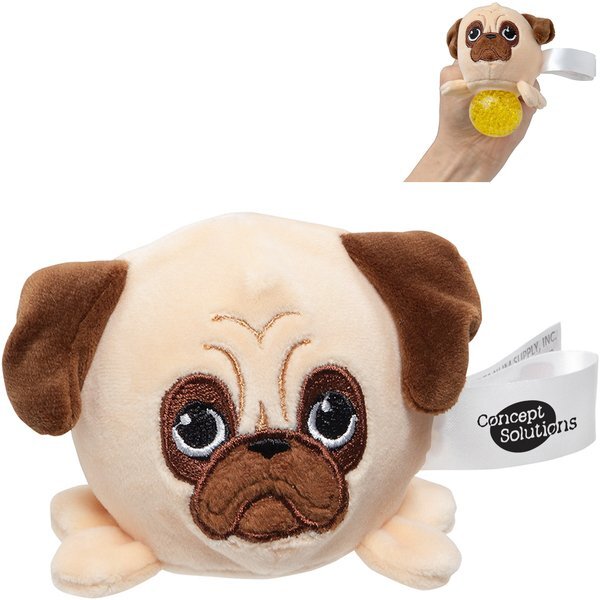 Pug Plush and Gel Stress Buster™