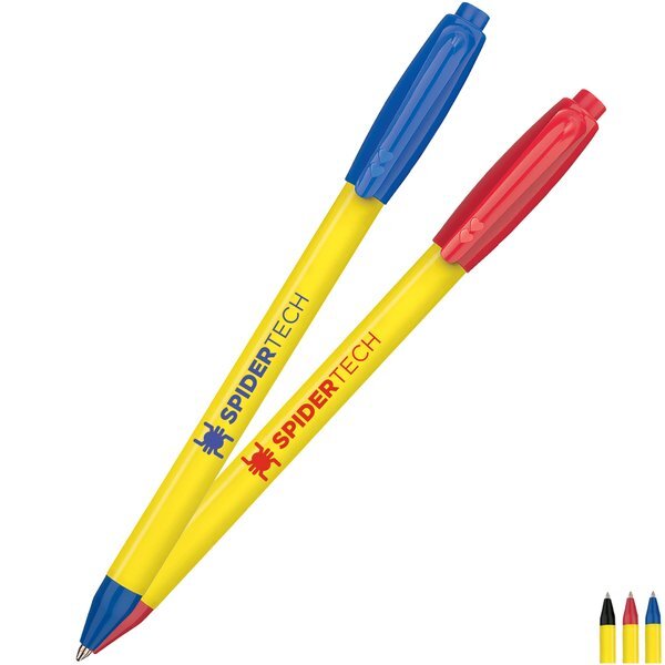 Paper Mate® Sport Retractable Pen, Yellow Barrel