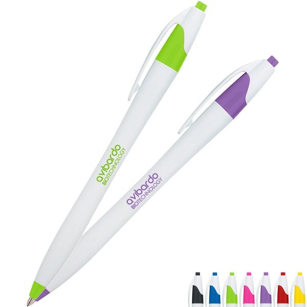 Dart Retractable Pen with Antimicrobial Additivie