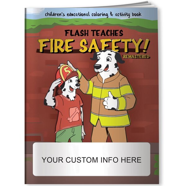 Flash Teaches Fire Safety (Remastered) Coloring & Activity Book